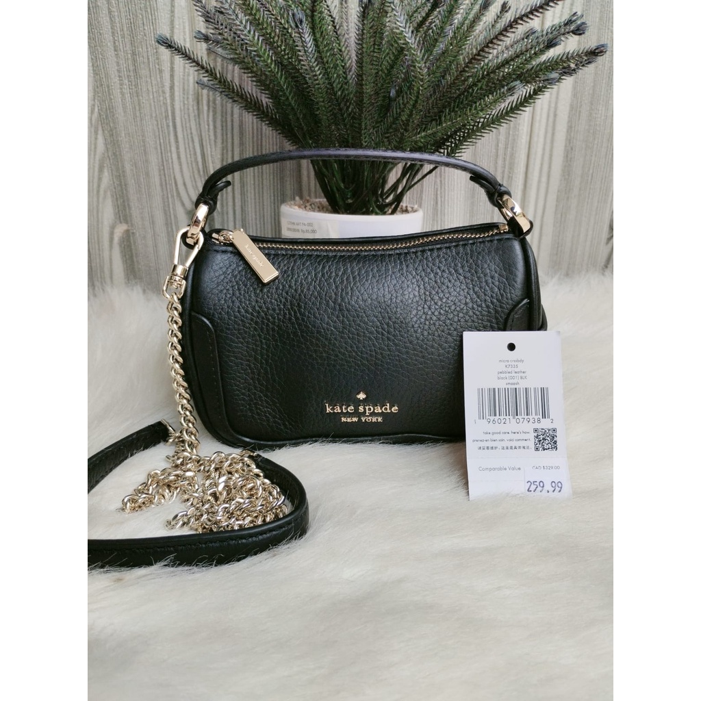 Tas BRANDED ORI KS smoosh micro crossbody bag black