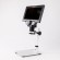 GSi8 Taffware Mikroskop Digital 12mp 1200x  With Monitor &amp; Metal Stand G1200 Silver Or-i