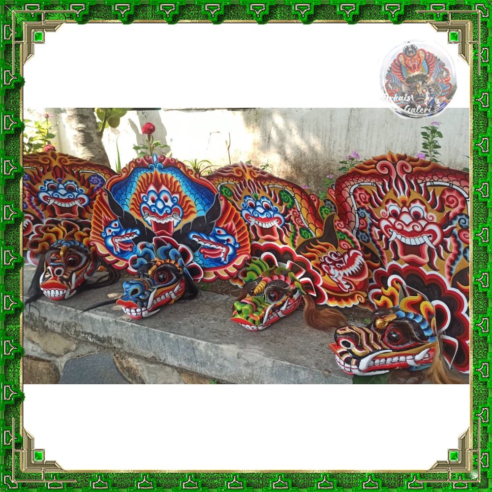 Barongan Mainan, Barongan Anak-anak Murah & Keren (Ukuran 14/15)