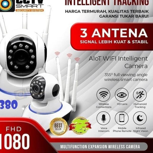 Grosir Murah IP Camera CCTV WIRELESS Wifi 3 Antena V380 - Ip Cam v380 ZS