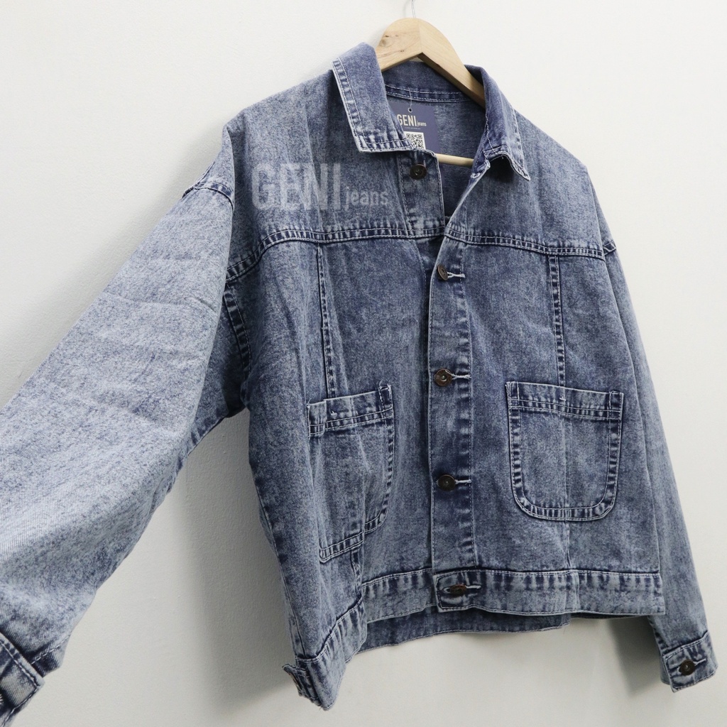 Hoobear jacket jeans wanita by Genijeans