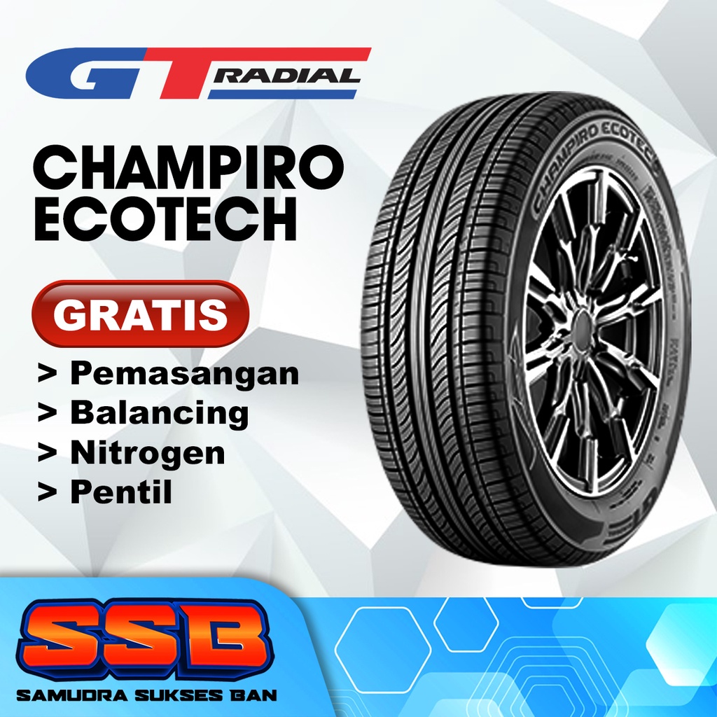 Ban Mobil GT Radial 185 65 R15 Champiro Ecotec Avanza Ertiga Mobilio