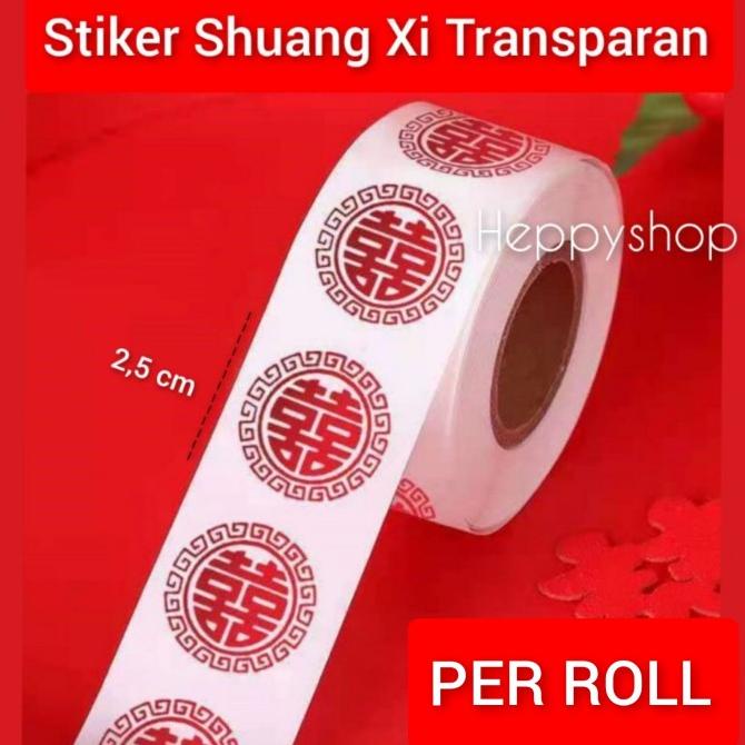 

DISKON STIKER SHUANG XI TRANSPARAN (PER ROLL) STIKER SANGJIT NIKAH MERAH PENGIRIMAN CEPAT
