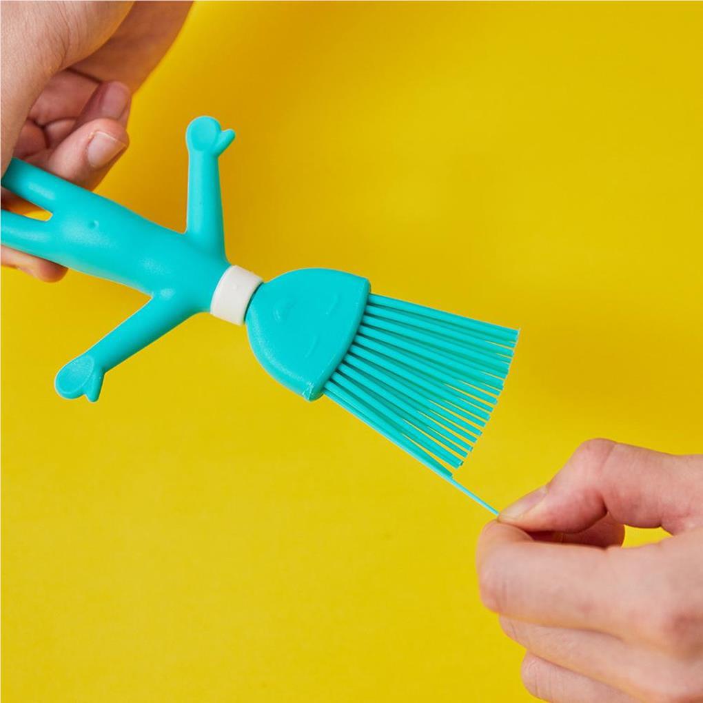 Basting Brush Barbecue Wiper Serbaguna Kenyamanan Handily Gripped BBQ Fitting Perlengkapan Rumah Dapur Gadget Food Brushes