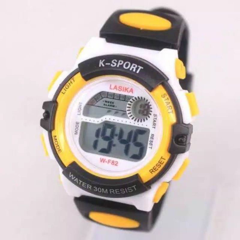 (Grosir)Jam Tangan Unisex Lasika Kecil WF-82 Water Resist Strap Rubber/Karet(Dikirim Jakarta)