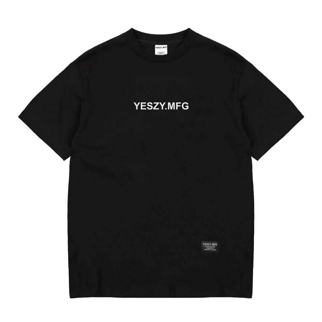 YESZY.MFG Tshirt Black Classic F. White