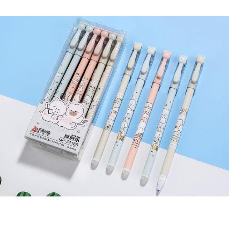 

Super Bahan pen bisa dihapus gel Aodemei terbaru isi12 pcs