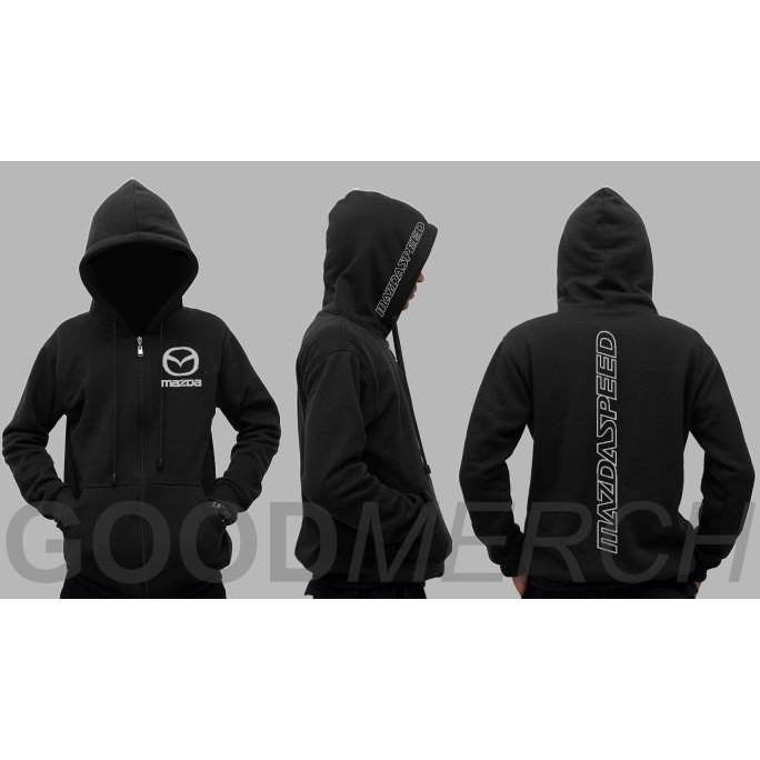 Jaket Pria Zip Mazda Speed Sweater Distro Polos