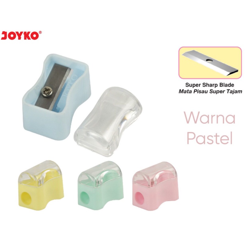 

RAUTAN PASTEL PTL SHARPENER SERUTAN PENSIL JOYKO