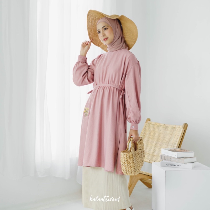 Korean Embroidery Linen Midi Busui Non Busui