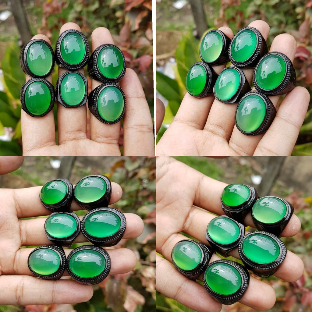 Ijo Botol Super Ohen Garut Ring Hitam 6pcs  1264