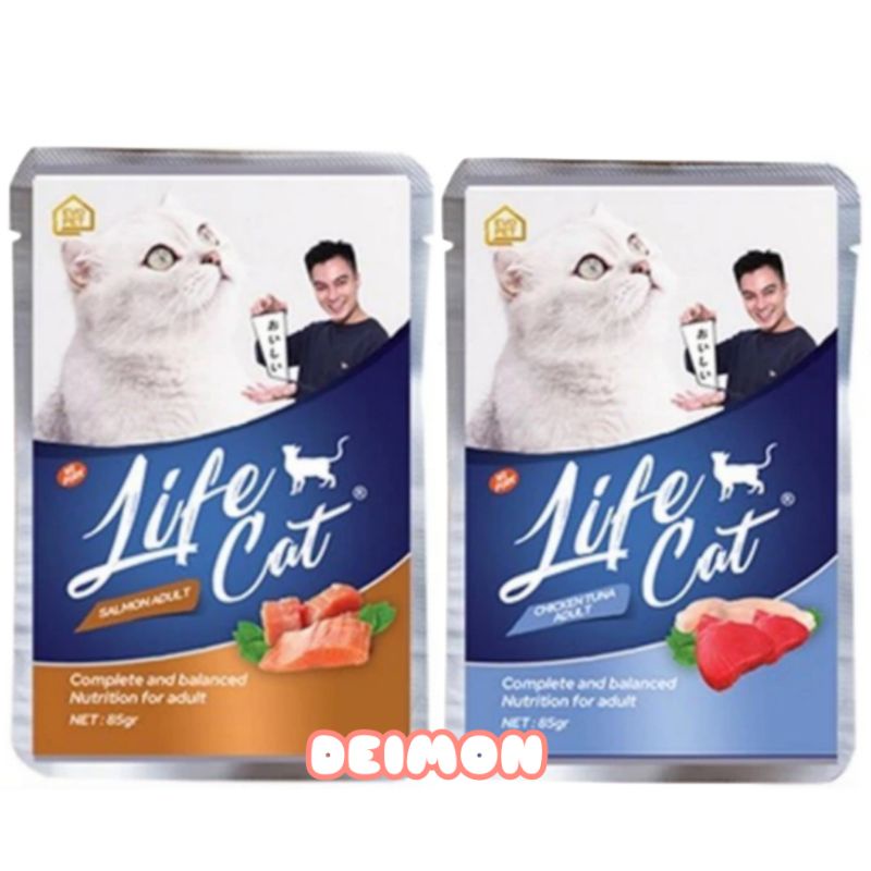 Life Cat Pouch Adult 85gr Life Cat Wet Food