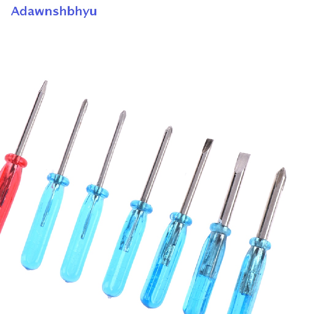 Adhyu 7pcs/set Biru 45mm x 3mm Obeng cross Kecil mini set Alat Perbaikan  Id