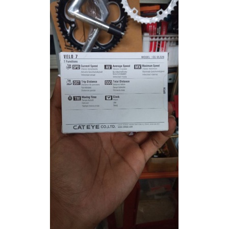 Speedometer sepeda Spedometer sepeda Cat Eye Velo 7