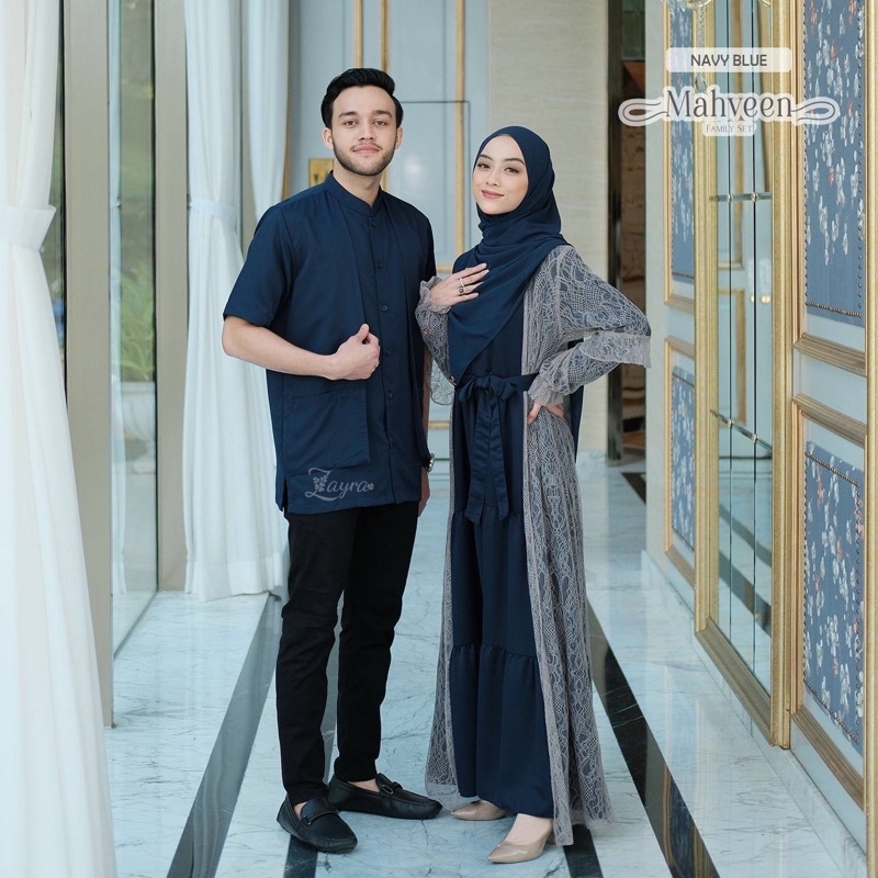 MAHVEEN FAMILY SET SPECIAL SARIMBIT SERIES #2 BY ZAYRA HIJAB (KOKO DEWASA & KOKO ANAK)