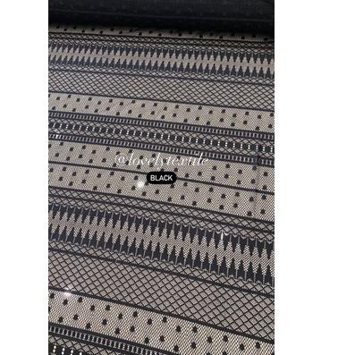 Kain Kebaya Brokat Kain Brukat Salur Lollipop