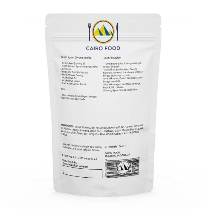 

Bumbu Ayam Goreng Kuning Cairo Food - 100 Gram Best Seller