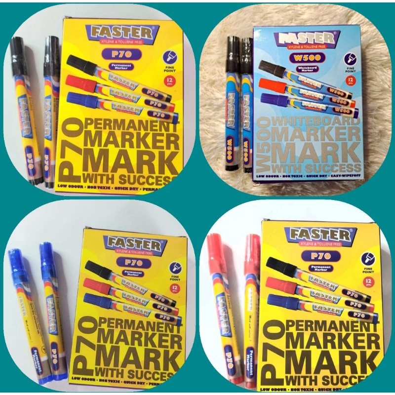 

Spidol Faster Permanent/Spidol Permanent Faster (htm, biru,merah)/Spidol Faster White Board Hitam