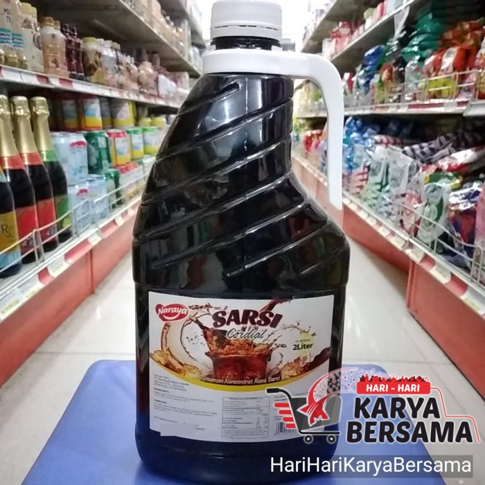 

((((()paling dicari] NARAYA SYRUP SIRUP SARSI CORDIAL BOTOL 2 LITER