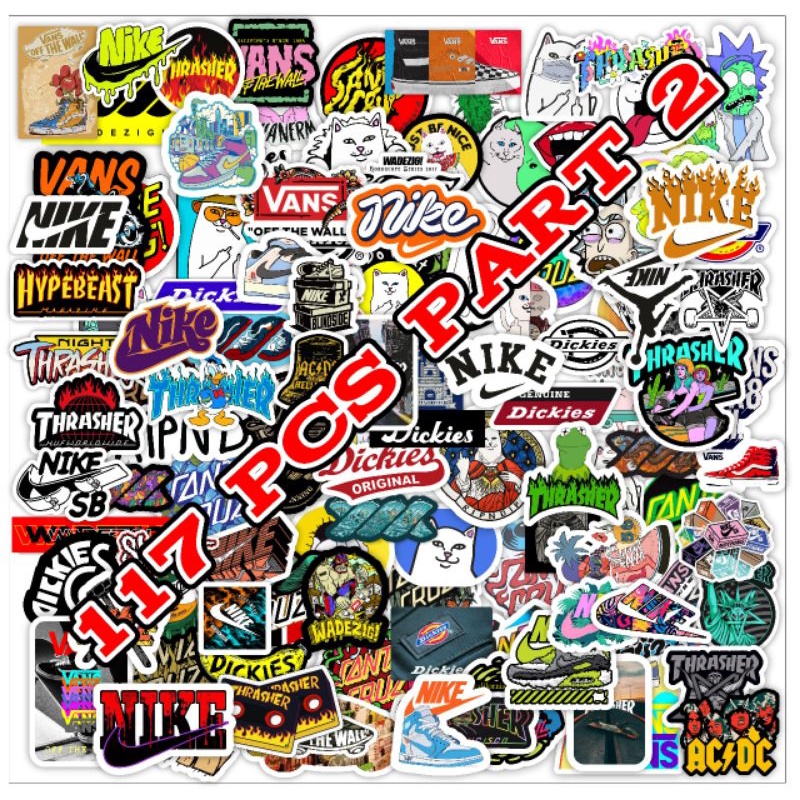

STIKER MINI ISI 117PCS BANYAK VARIAN PART 2 POKOKNYA KECE BADAI BAHAN GRAFTAC ANTI AIR