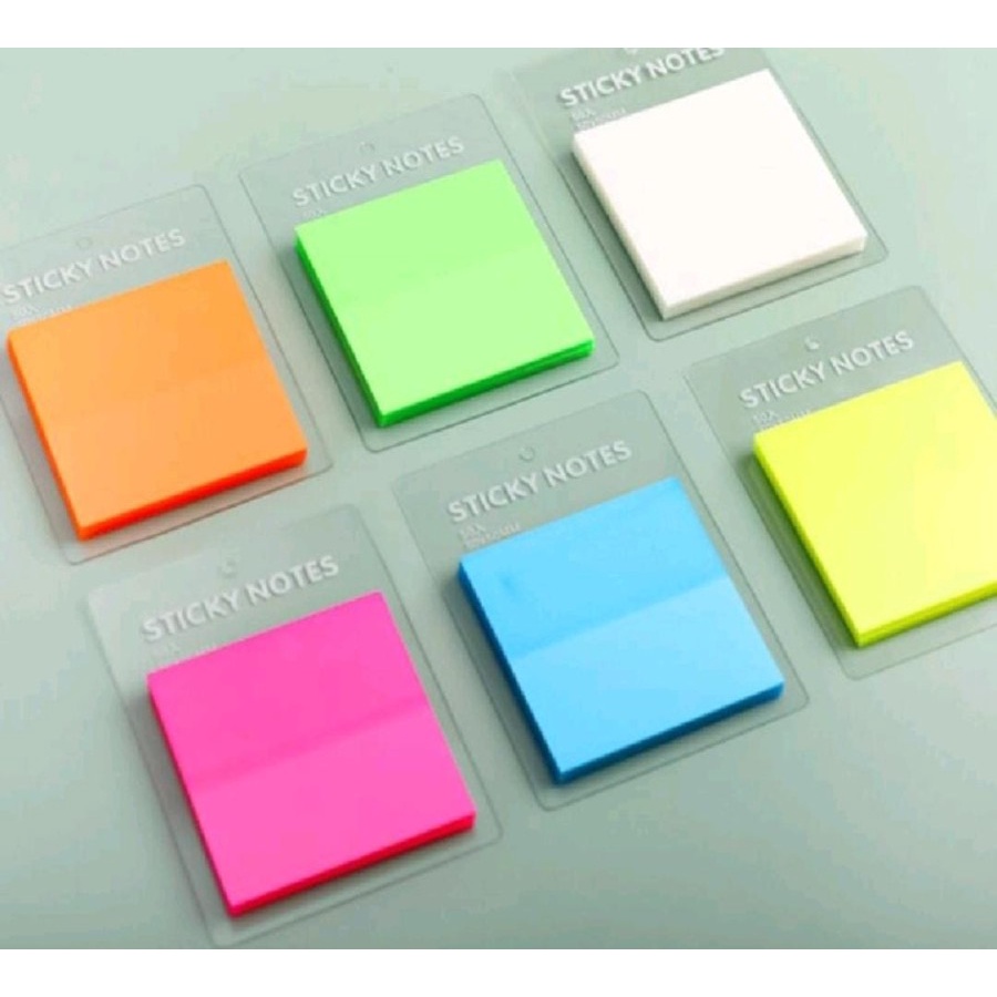 

NOTES ATAU MEMO POLOS WARNA WARNI Transparan