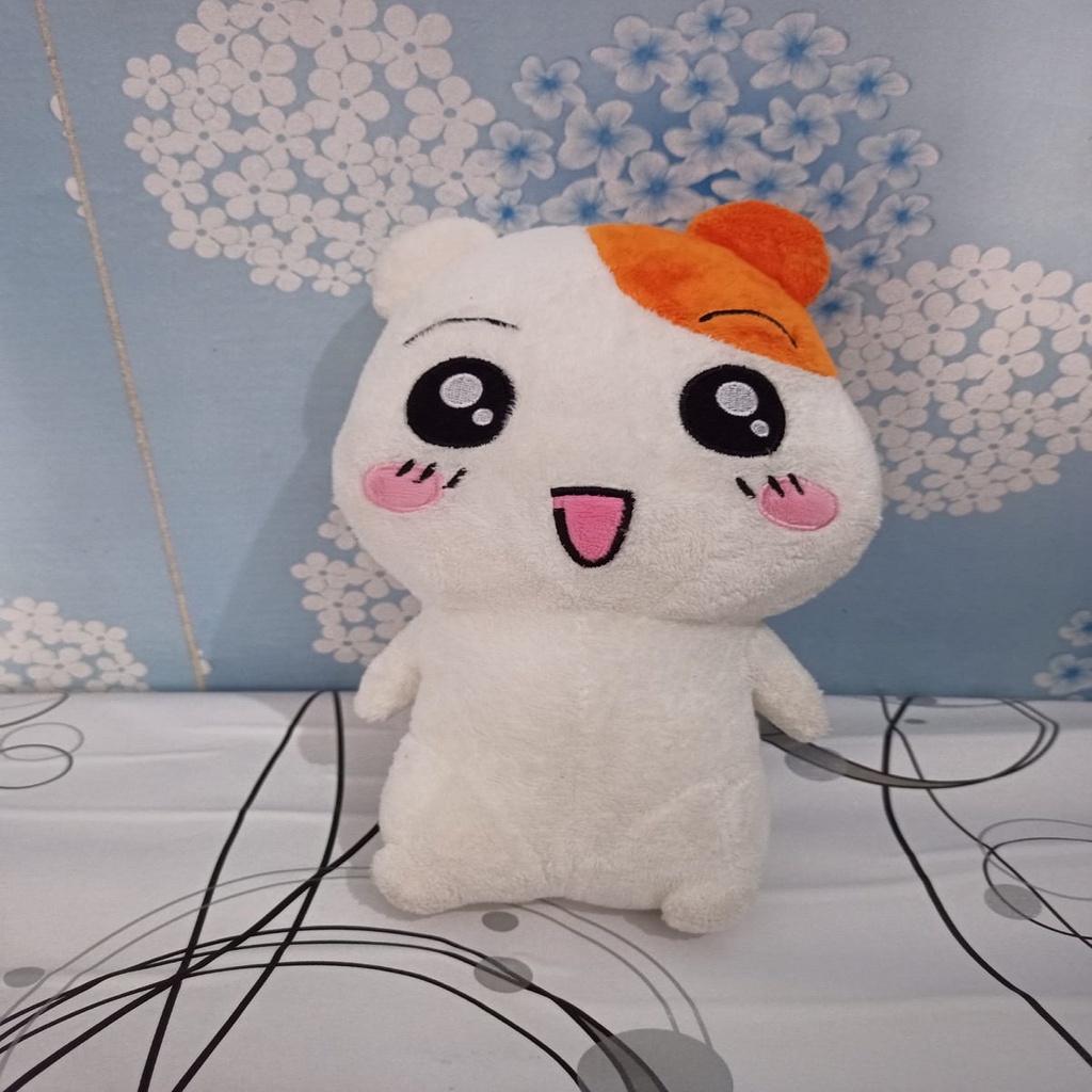 Boneka Karakter Hamtaro Brand Merk Ebichu Ukuran 25cm Character Doll Unik Lucu