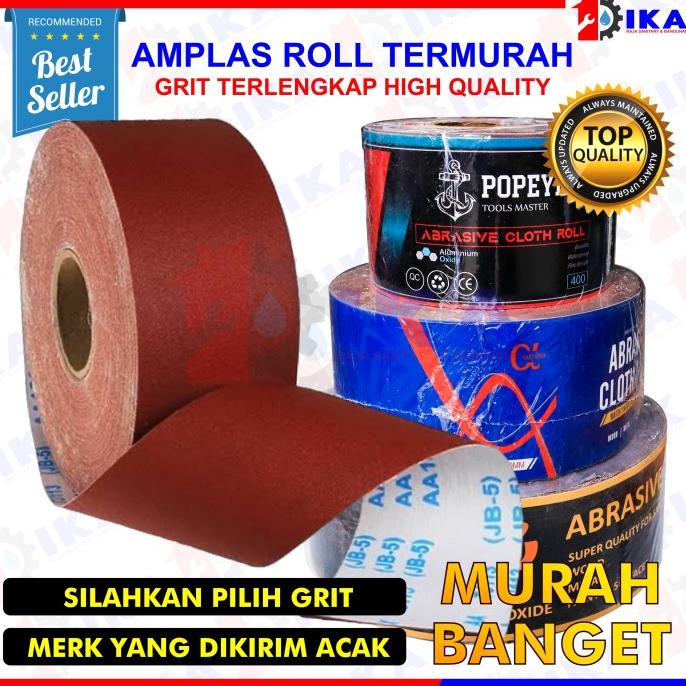 Jual Amplas Rol Meteran Ampelas Kain Bangunan Harga Per Roll Shopee