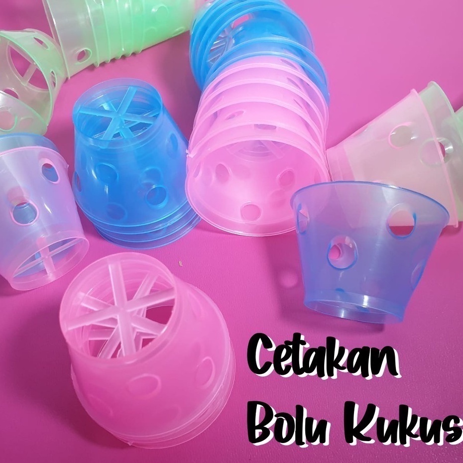 12pcs Cetakan Bolu Kukus Plastik KH Cetakan Kue Bolu Kukus Plastik