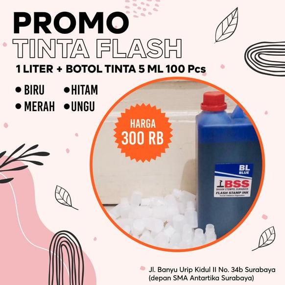 

Terlaris Jual Paket Tinta Flash+Botol 5ml Reffil Tinta Stempel Flash Termurah