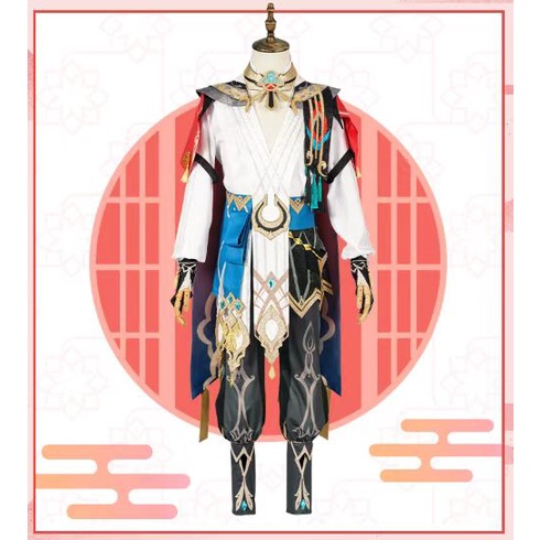 Game Genshin Impact Cavy Cosplay Costume Fashion Handsome Battle Uniform Activity Party Role Play Clothing