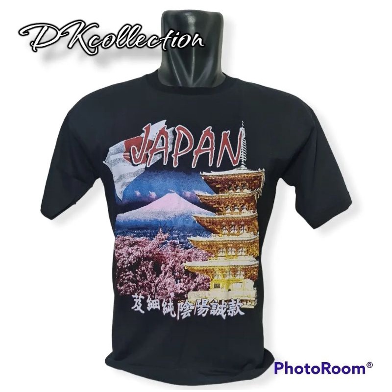 KAOS JAPAN HITAM SOUVENIR JEPANG KAOS JEPANG SOUVENIR BAJU JAPAN BAJU JEPANG