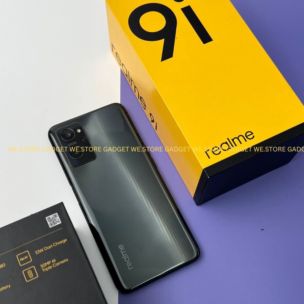 REALME 9i 4/64gb & 6/128gb SECOND FULLSET RESMI
