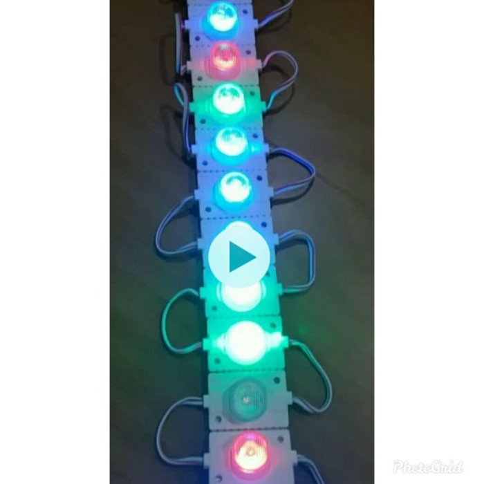 led modul RGB 12v 12 v 1mata 1 mata 1,5w 1,5 w 1,5 watt 1,5watt RGB dwi3l Murah