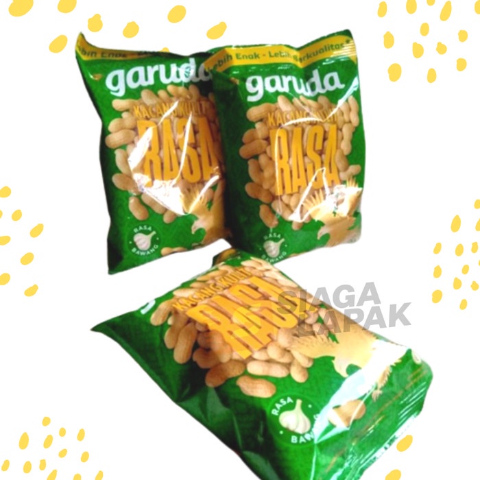 Kacang Kulit Garuda Rasa Bawang Garing 55gr