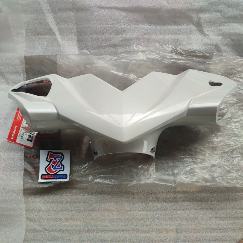Batok lampu depan Beat Karbu KVY putih PFW original AHM / 53205-KVY-910PFW