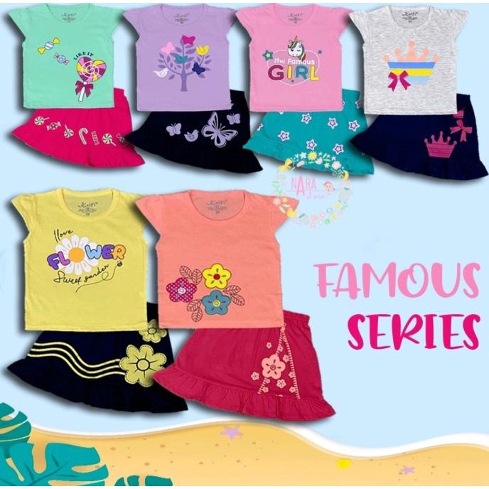 Terjangkau SETELAN ROK ANAK CEWEK KELFI 1-8TH FAMOUS EDITION ,,