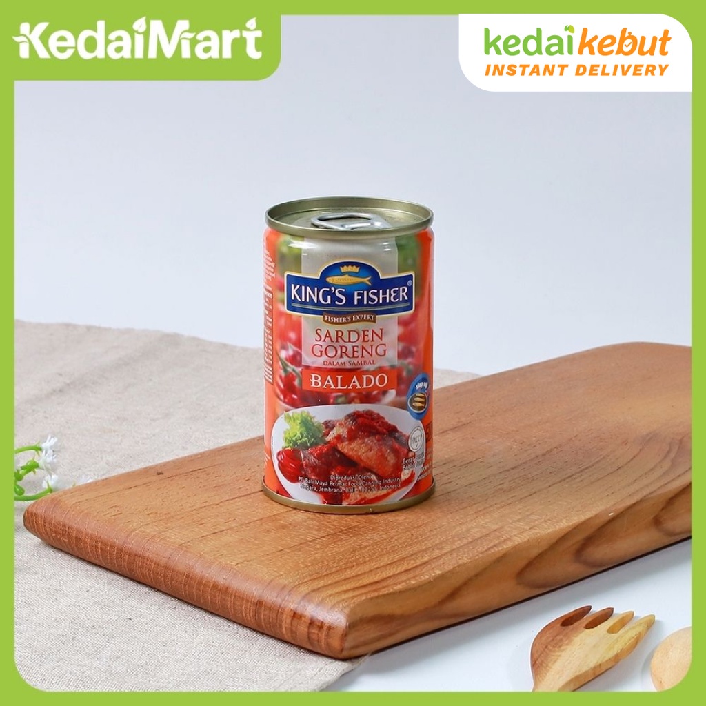 

Kings Fisher Sarden Ikan Sambal Balado 155 Gram