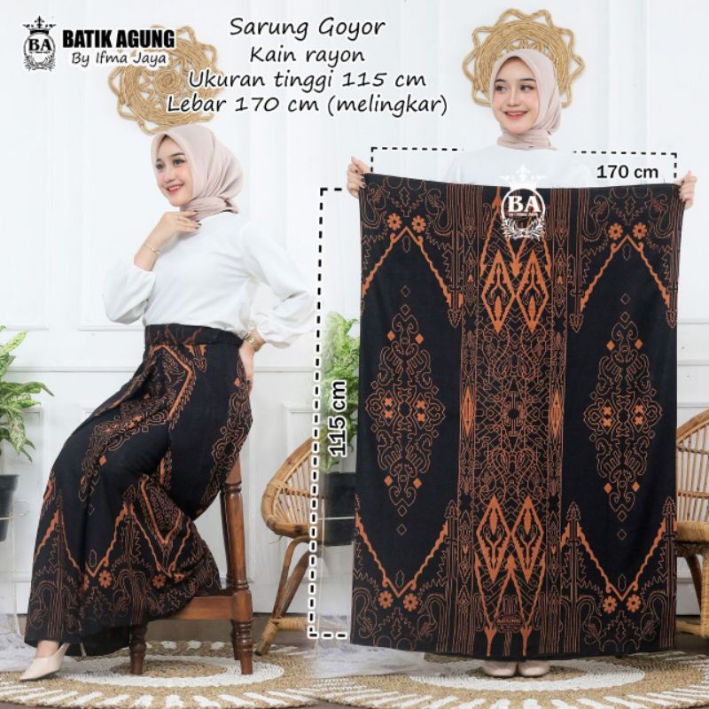 KAIN SARUNG HITAM MANIS SARUNG PELANGI SARUNG KORAN TYDE GLOYOR REMAJA WANITA SARUNG BATIK PEKALONGAN SANTRI PUTRI UNTUK SERAGAM