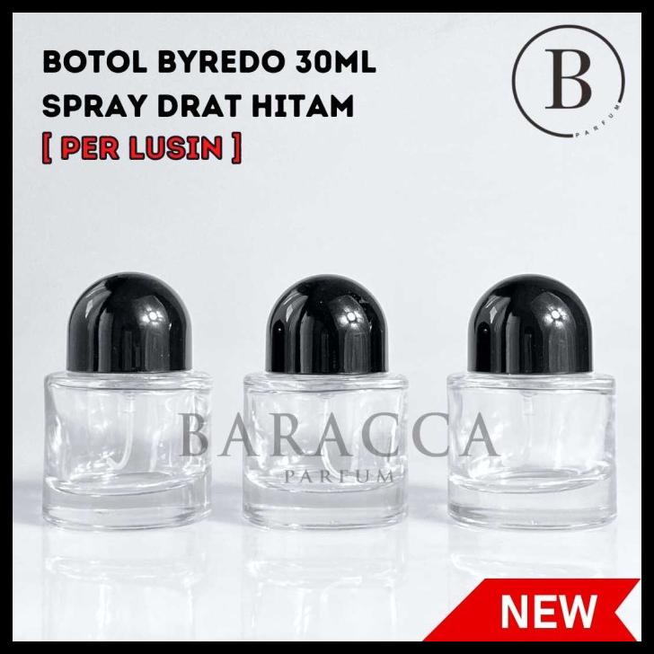 Botol Parfum Kosong Byredo 30Ml Drat Hitam - Botol Parfum Byredo 30Ml