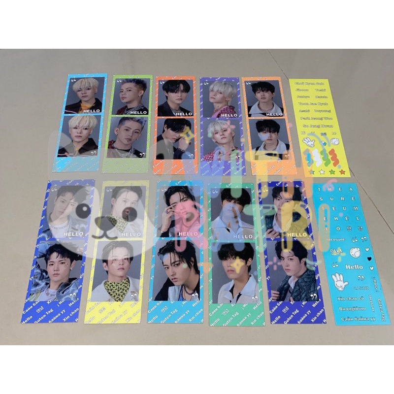 READY STOCK 2 CUT & STICKER SET MD HELLO TREASURE