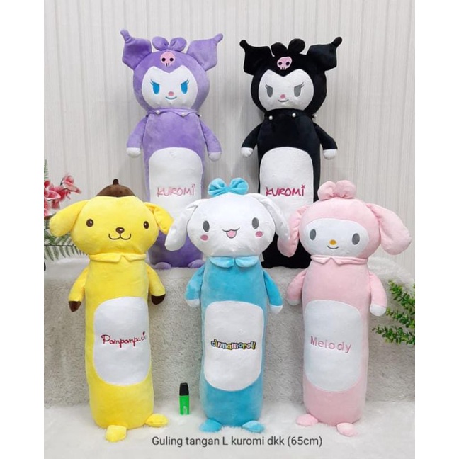 Guling kuromi cinamorol, melody, pom2 purin Size 65cm/bantal guling karakter/guling anak lucu/