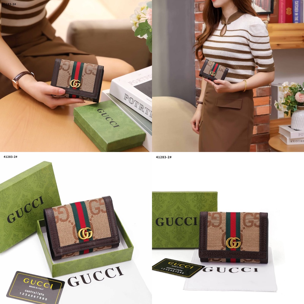 GC GG Wallet Gold Hardware 41283-2 41283-1