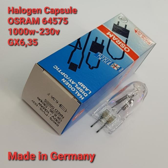 Halogen Capsule Display Optic Lamps 1000w-230v OSRAM 64575 Jerman