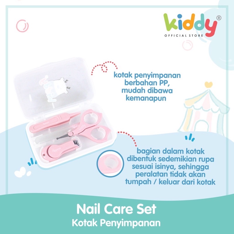 Kiddy KD95001 / KD95002 manicure set | nail care set | gunting kuku set bayi