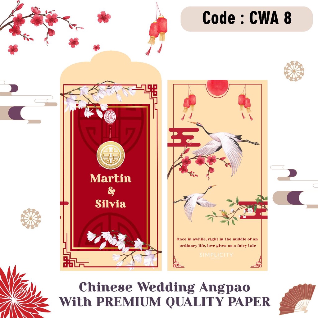 

[GIANTPALACE] ANGPAO WEDDING CNY TERMURAH HIGH QUALITY