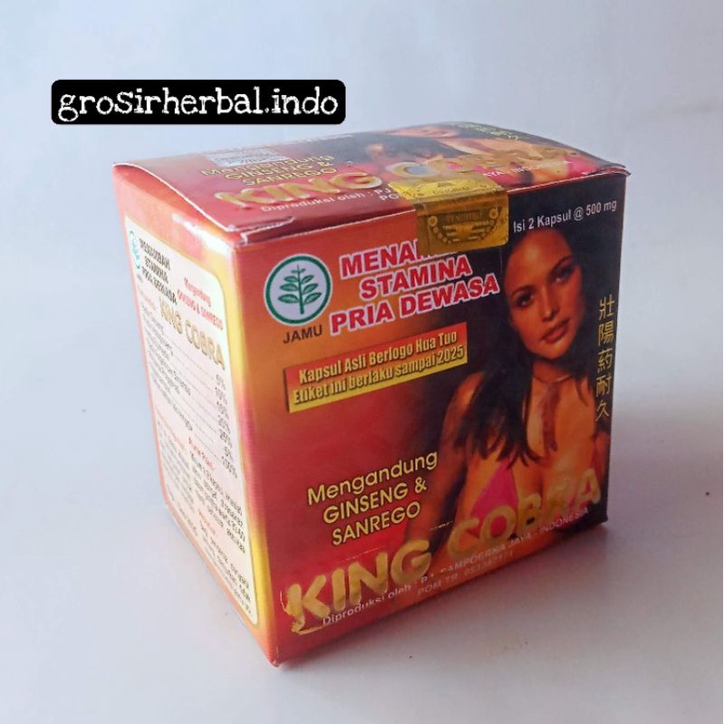 

Kapsul King Cobra Original Untuk Stamina