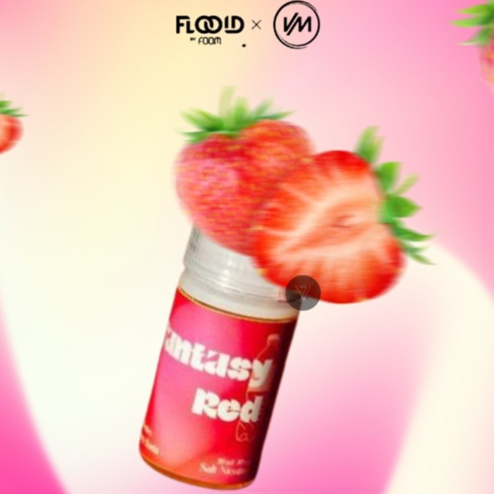 Liquid Foom Fantasy Red Strawberry Soda Salt Nic 30ML by Foom x VM