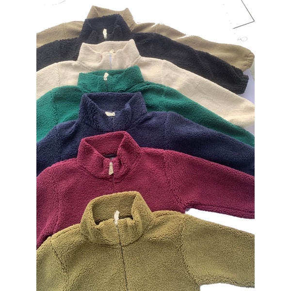 jaket bulu anak premium laki laki / perempuan umur 2-9 tahun