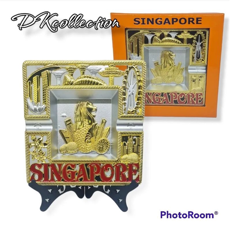 ASBAK SOUVENIR SINGAPURA  ASBAK SINGAPURA PAJANGAN ASBAK INGAPORE SOUVENIR ASBAK SINGAPORE