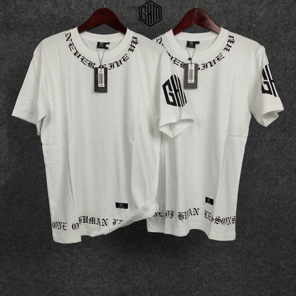 AC - BAJU KAOS LENGAN PRIA REMAJA DEWASA TERBARU MOTIF SIMPLE SIZE M L & XL / BAHAN COTTON COMBED 24